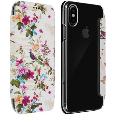 Funda de Cartera Multicolor Akashi para iPhone X, XS Funda de Cartera Multicolor Akashi para iPhone X, XS