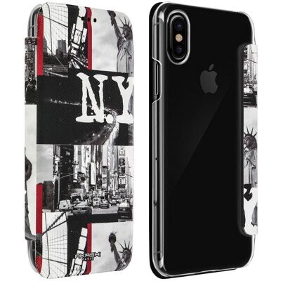 Funda billetera Akashi para iPhone X / XS - Multicolor Funda billetera Akashi para iPhone X / XS - Multicolor