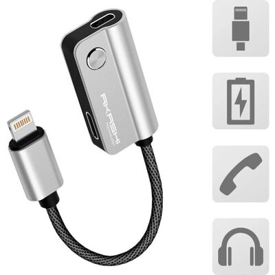 Adaptateur Lightning 2-en-1 - Changeur de genre de câble - Publicité Adaptateur Lightning 2-en-1 - Changeur de genre de câble - Publicité