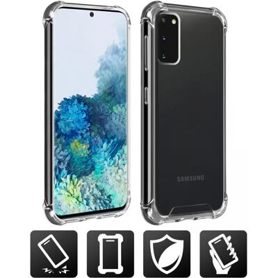 Altadif ALTCS11AG Samsung Galaxy S20 Plus Transparent Case - Mobile Phone Cover Altadif ALTCS11AG Samsung Galaxy S20 Plus Transparent Case - Mobile Phone Cover