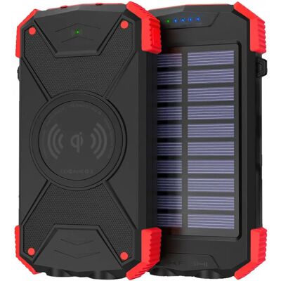 Altadif ALTPB10WIRLSOLAR Power Bank - Resistente a golpes, Carga inalámbrica, 10000mAh Altadif ALTPB10WIRLSOLAR Power Bank - Resistente a golpes, Carga inalámbrica, 10000mAh