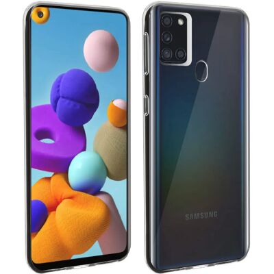 Akashi Galaxy A21s Transparentes Silikon-Handycase - Schlank & Leicht Akashi Galaxy A21s Transparentes Silikon-Handycase - Schlank & Leicht