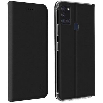 Akashi Eco-Lederhülle für Galaxy A21s - Schutz & Ständer Akashi Eco-Lederhülle für Galaxy A21s - Schutz & Ständer