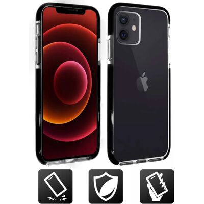 Altadif ALTCIP12STRG Coque de Téléphone - Noir, Transparent - Publicité Altadif ALTCIP12STRG Coque de Téléphone - Noir, Transparent - Publicité