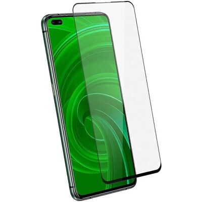 Protecteur d'écran Akashi Realme X50 Pro - Biseauté 2.5D - Noir - Publicité Protecteur d'écran Akashi Realme X50 Pro - Biseauté 2.5D - Noir - Publicité