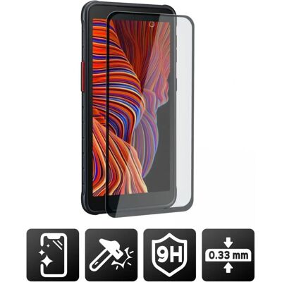 Protecteur d'écran en verre trempé Akashi pour Samsung Galaxy Xcover 5 - Publicité Protecteur d'écran en verre trempé Akashi pour Samsung Galaxy Xcover 5 - Publicité