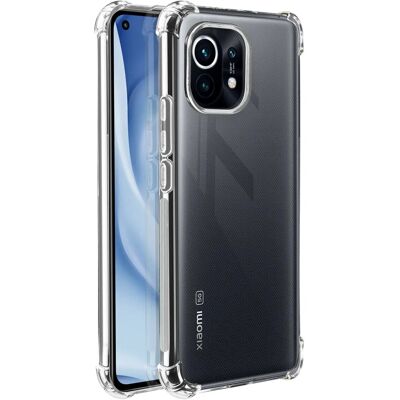 Housse en silicone transparente résistante aux chocs Akashi Xiaomi Mi 11 5G - Publicité Housse en silicone transparente résistante aux chocs Akashi Xiaomi Mi 11 5G - Publicité