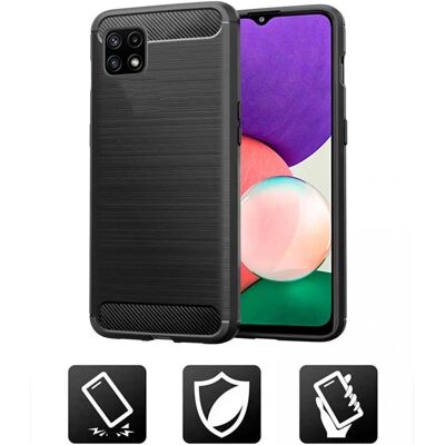 Altadif ALTCA22BLK5G Black Phone Case for Galaxy A22 5G Altadif ALTCA22BLK5G Black Phone Case for Galaxy A22 5G