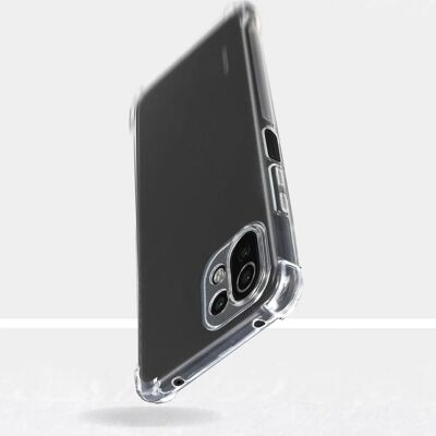 Akashi Xiaomi Mi 11 Lite Transparent Shockproof Silicone Case Akashi Xiaomi Mi 11 Lite Transparent Shockproof Silicone Case