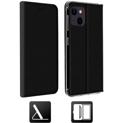 Coque iPhone 13 Akashi Noir - Étui téléphone - Publicité Coque iPhone 13 Akashi Noir - Étui téléphone - Publicité