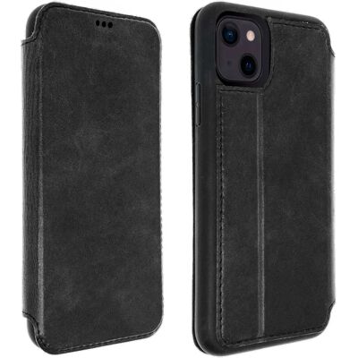 Akashi Lederetui für iPhone 13 mit Kartenfach & Ständer Akashi Lederetui für iPhone 13 mit Kartenfach & Ständer