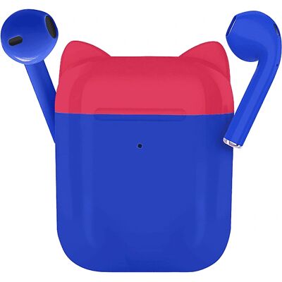 Akashi Kinder Bluetooth Headset - Sicheres Lautstärkemikrofon - Blau Akashi Kinder Bluetooth Headset - Sicheres Lautstärkemikrofon - Blau