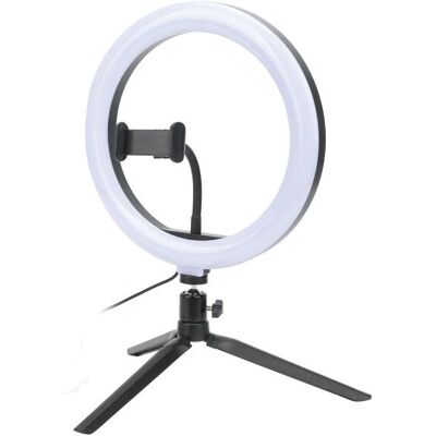 Anneau lumineux Akashi ALTRINGYT - Réglable, 3 modes, Pliable - Publicité Anneau lumineux Akashi ALTRINGYT - Réglable, 3 modes, Pliable - Publicité