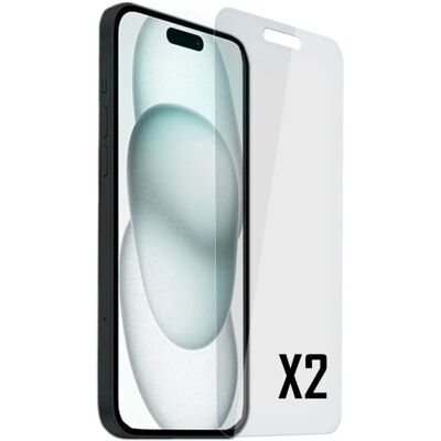 Protection d'écran Transparent Akashi ALTVTI15PL2TG pour iPhone 15 Plus - Publicité Protection d'écran Transparent Akashi ALTVTI15PL2TG pour iPhone 15 Plus - Publicité