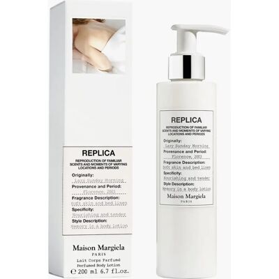 Maison Margiela Replica Lazy Sunday Morning Lait Corporel (200ml) - Publicité Maison Margiela Replica Lazy Sunday Morning Lait Corporel (200ml) - Publicité