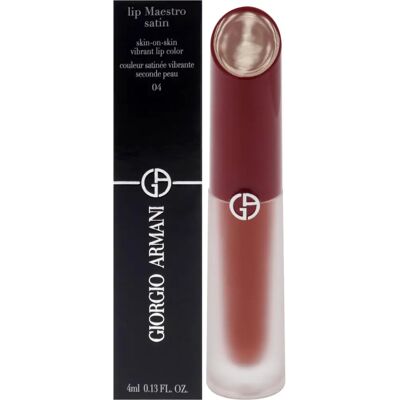 Giorgio Armani Lip Maestro Satin Leppefarge - 04 Live Concert - Væskelipstick Giorgio Armani Lip Maestro Satin Leppefarge - 04 Live Concert - Væskelipstick