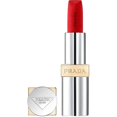 Prada Hyper Matte Rouge Rouge à Lèvres - Rubino - Haute Pigmentation - Rechargeable - Application Précise - Publicité Prada Hyper Matte Rouge Rouge à Lèvres - Rubino - Haute Pigmentation - Rechargeable - Application Précise - Publicité