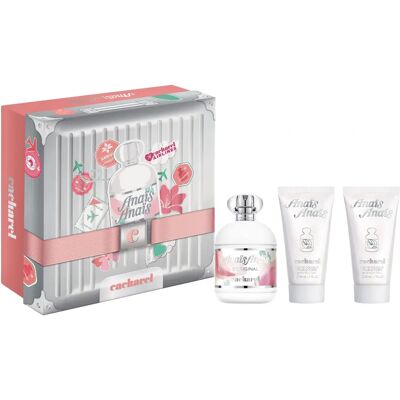 Cacharel Anais Anais L'Original Geschenkset - Blumig, 100ml EDT + 2x50ml Lotion Cacharel Anais Anais L'Original Geschenkset - Blumig, 100ml EDT + 2x50ml Lotion