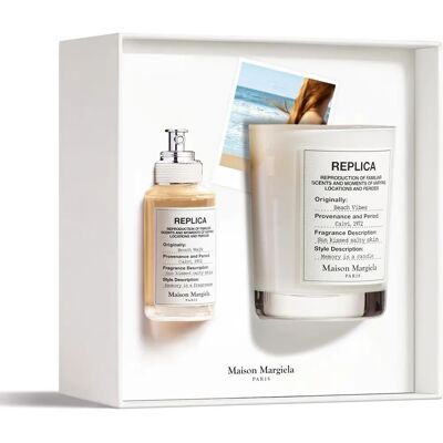 Maison Margiela Replica Beach Walk - Parfum d'été avec Bougie - Publicité Maison Margiela Replica Beach Walk - Parfum d'été avec Bougie - Publicité