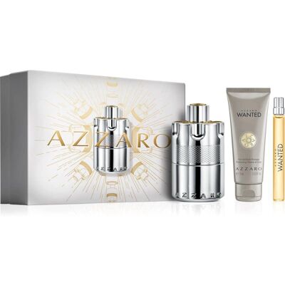 Set Regalo Azzaro Wanted Grigio e Oro Eau de Parfum Set Regalo Azzaro Wanted Grigio e Oro Eau de Parfum