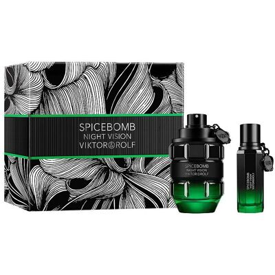 Coffret cadeau Viktor & Rolf Spicebomb Night Vision - Parfum pour hommes - Publicité Coffret cadeau Viktor & Rolf Spicebomb Night Vision - Parfum pour hommes - Publicité