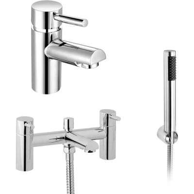 NES Home - Round Bridge - Deck Mounted - Bath Shower Mixer NES Home - Round Bridge - Deck Mounted - Bath Shower Mixer