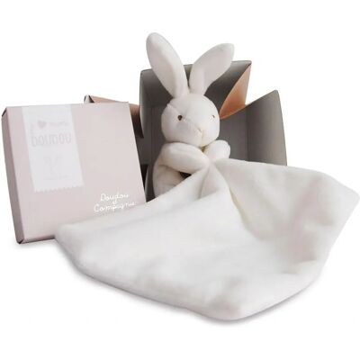 Doudou et Compagnie 303 Plüschhase mit Taschentuch - Geschenkbox Doudou et Compagnie 303 Plüschhase mit Taschentuch - Geschenkbox