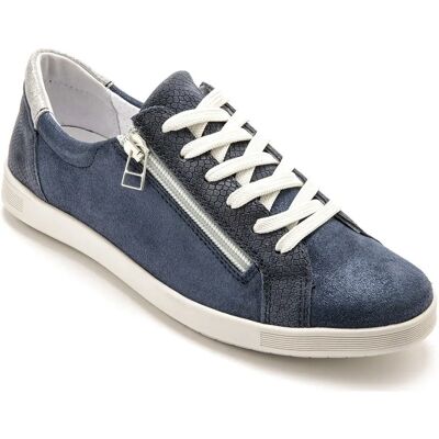 Pédiconfort Chaussures Femme Zippées - Bleu - Publicité Pédiconfort Chaussures Femme Zippées - Bleu - Publicité
