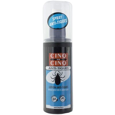 Bausch & Lomb Cinq Sur Cinq Lotion Anti-Tiques - Répulsif insectes - Publicité Bausch & Lomb Cinq Sur Cinq Lotion Anti-Tiques - Répulsif insectes - Publicité