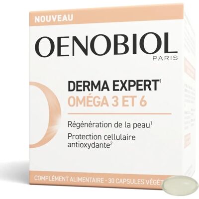Oenobiol Derma Expert Omega 3 & 6 Kapseln - Hautpflege & Regeneration Oenobiol Derma Expert Omega 3 & 6 Kapseln - Hautpflege & Regeneration
