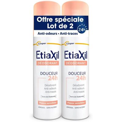 ETIAXIL Deodorant för känslig hud - 48 timmars fräschhet, 2-pack 150ml ETIAXIL Deodorant för känslig hud - 48 timmars fräschhet, 2-pack 150ml
