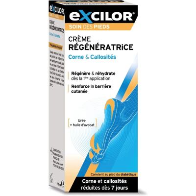 Excilor Crème Régénératrice Pieds - Réparation Callos et Durillons - Publicité Excilor Crème Régénératrice Pieds - Réparation Callos et Durillons - Publicité