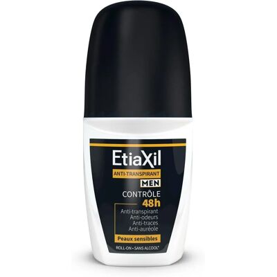 ETIAXIL Déodorant Anti-transpirant Homme 48h Roll-On 50ml - Publicité ETIAXIL Déodorant Anti-transpirant Homme 48h Roll-On 50ml - Publicité