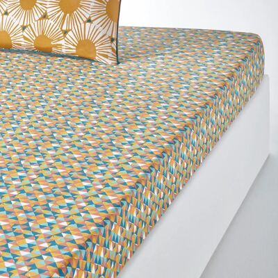 Sábana ajustable Jahia de algodón de La Redoute Interieurs - Ropa de cama Sábana ajustable Jahia de algodón de La Redoute Interieurs - Ropa de cama