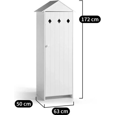 Armoire MDF laqué Noa - 1 porte - La Redoute Interieurs Armoire MDF laqué Noa - 1 porte - La Redoute Interieurs