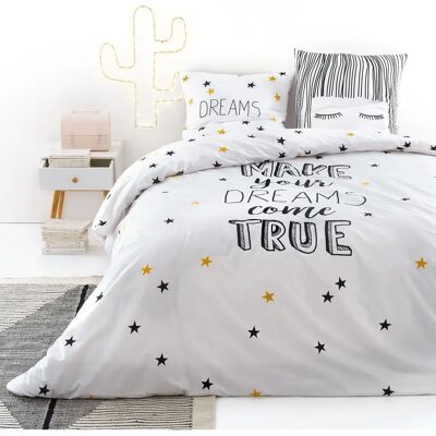 La Redoute Interieurs Copripiumino cotone - Fringe - Bianco La Redoute Interieurs Copripiumino cotone - Fringe - Bianco
