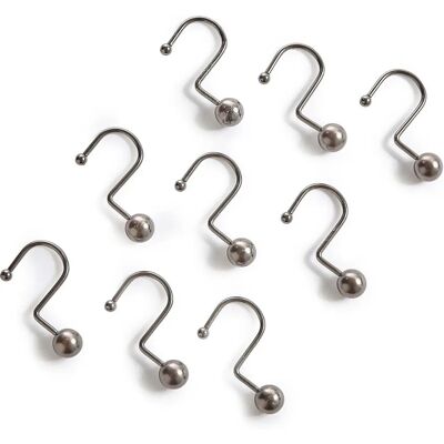 Am.pm Σετ 10 γάντζοι για κουρτίνες "copalme" - Curtain Hooks Am.pm Σετ 10 γάντζοι για κουρτίνες "copalme" - Curtain Hooks