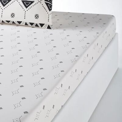 LA REDOUTE INTERIEURS Bahiya Percalle di Cotone Lenzuolo con Angoli - Biancheria da Letto LA REDOUTE INTERIEURS Bahiya Percalle di Cotone Lenzuolo con Angoli - Biancheria da Letto