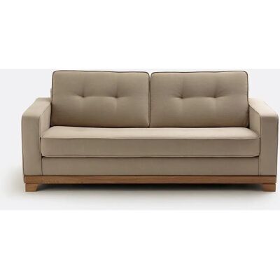 LA REDOUTE INTERIEURS Sofá cama - Lino/Algodón - 2/3 Plazas - Beige LA REDOUTE INTERIEURS Sofá cama - Lino/Algodón - 2/3 Plazas - Beige