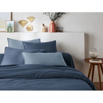 La Redoute Interieurs Parure in cotone lavato - Blu - KingSize La Redoute Interieurs Parure in cotone lavato - Blu - KingSize