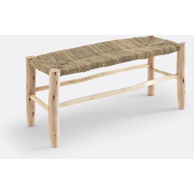 LA REDOUTE INTERIEURS Banc GADA Madera Natural y Palma LA REDOUTE INTERIEURS Banc GADA Madera Natural y Palma