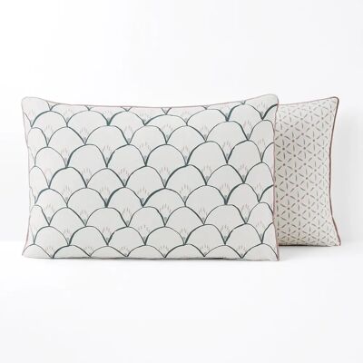 La Redoute Interieurs Funda de almohada de algodón Elka - Blanco - Fundas La Redoute Interieurs Funda de almohada de algodón Elka - Blanco - Fundas