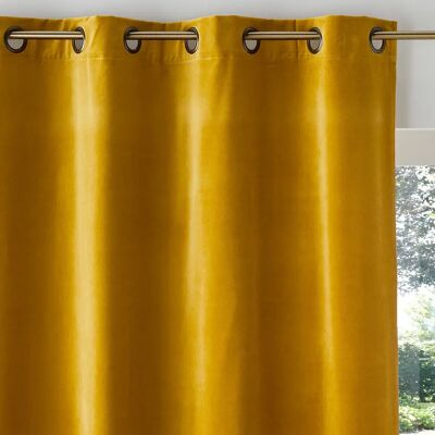 Cortina de Terciopelo La Redoute Interieurs - Ojalillos - 260 x 135 cm Cortina de Terciopelo La Redoute Interieurs - Ojalillos - 260 x 135 cm