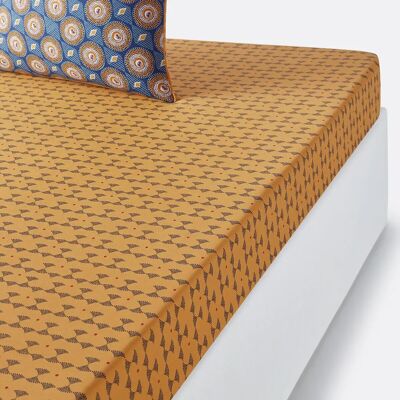 La Redoute Interieurs - Wax - Azul - Fitted sheet La Redoute Interieurs - Wax - Azul - Fitted sheet