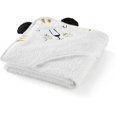 LA REDOUTE INTERIEURS Serviette de bain à capuche bébé - 70x70/100x100 cm - Blanc LA REDOUTE INTERIEURS Serviette de bain à capuche bébé - 70x70/100x100 cm - Blanc
