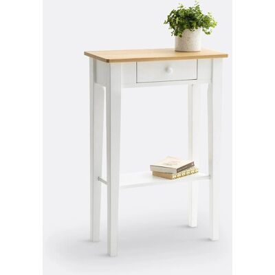 La Redoute Interieurs Consola de Pino Macizo Alvina Blanco La Redoute Interieurs Consola de Pino Macizo Alvina Blanco