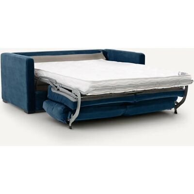 AM.PM - Neo Kinkajou - Velours - Bleu - Canapé-lit AM.PM - Neo Kinkajou - Velours - Bleu - Canapé-lit