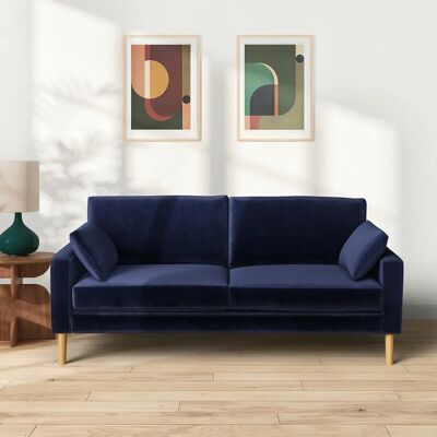 LA REDOUTE INTERIEURS Sofá de Terciopelo - 2-3 Plazas - Elegante y Moderno LA REDOUTE INTERIEURS Sofá de Terciopelo - 2-3 Plazas - Elegante y Moderno