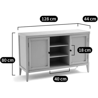 LA REDOUTE INTERIEURS Έπιπλο μπάνιου Eugénie - 130cm, Μπεζ LA REDOUTE INTERIEURS Έπιπλο μπάνιου Eugénie - 130cm, Μπεζ