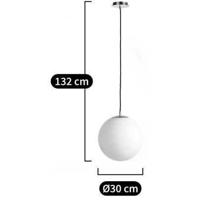 LA REDOUTE INTERIEURS - Moricio - Lámpara de techo Art Déco - Blanco LA REDOUTE INTERIEURS - Moricio - Lámpara de techo Art Déco - Blanco